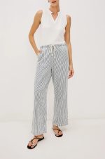 Striped Printed Loose Casual Pants