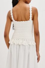 Lace Knitted Texture Tank Top
