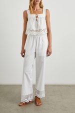 Art Print Square-Necked Top