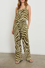 Art Print Square-Necked Top