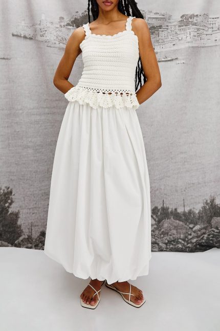 Lace Knitted Texture Tank Top